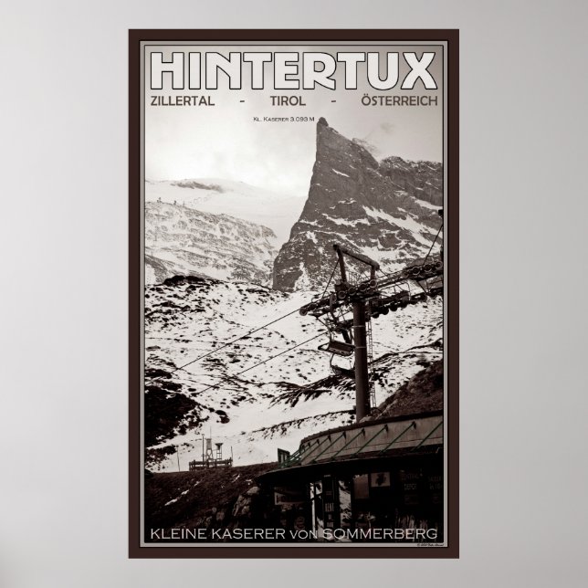 Affiches Kleine Kaserer à Hintertux (Devant)