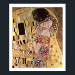 Affiches Klimt Gustav ~ L'affiche Kiss<br><div class="desc">Klimt 1862-1918,  Gustav,  Baumgarten bei Wien,  Autriche</div>