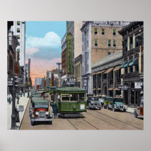 Affiches Knoxville Tennessee Gay Street