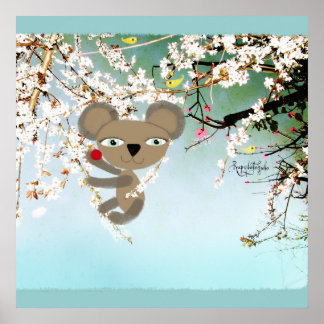 Affiches Koala Mignon Ours en Peluche Incroyable Grande Aff