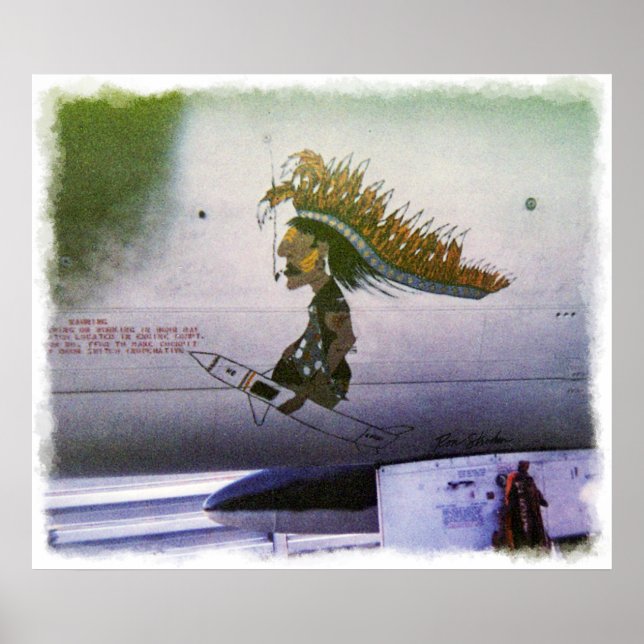 Affiches Korat AFB Thaïlande 1968 F-105 A (Devant)