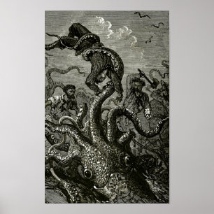 Affiches Kraken de 20000 Lieues sous les mers