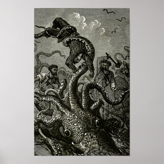 Affiches Kraken de 20000 Lieues sous les mers (Devant)