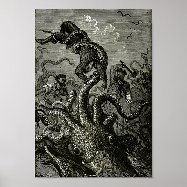 Affiches Kraken de 2000 ligues sous la mer (Devant)