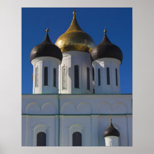 Affiches Kremlin de Pskov et cathédrale de la Trinité