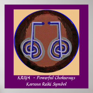 Affiches KRIYA - Symbole curatif de Karuna Reiki
