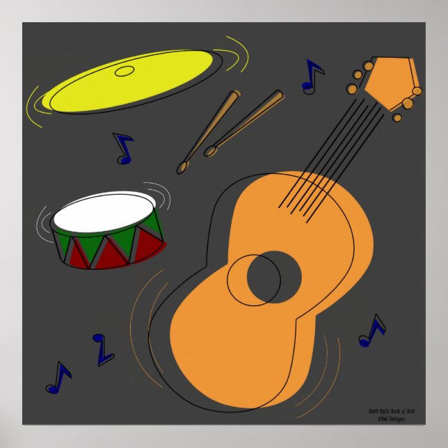 Affiches KRW Hail ! Salut ! Rock n'Roll (Devant)