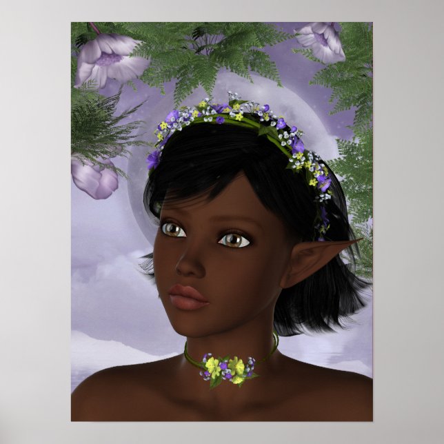 Affiches KRW Imaginaire de la fée de fleurs (Devant)