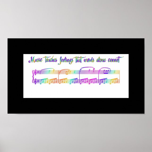 Affiches KRW Music touche les sentiments Rainbow (Devant)