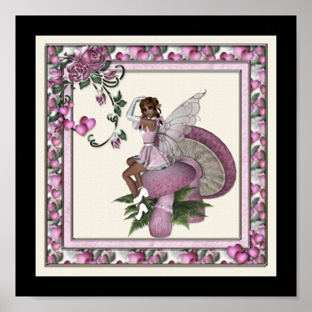 Affiches KRW Pink Heart Fairy (Devant)