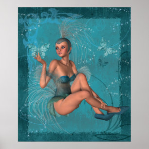 Affiches KRW The Blue Sprite and the Butterflies