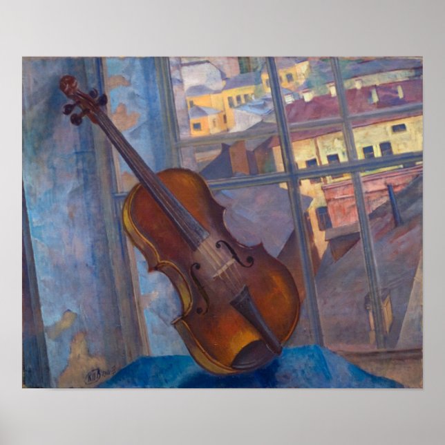 Affiches Kuzma Petrov-Vodkin - Un Violon (Devant)
