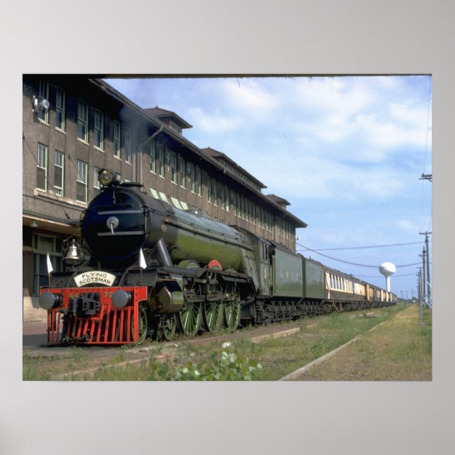 Affiches L&N 4-6-2 avec "Flying Scotsman_Trains (Devant)