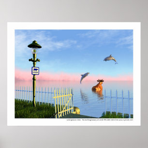 Affiches La baigneuse d'Urk - La beauté balnéaire d'Urk