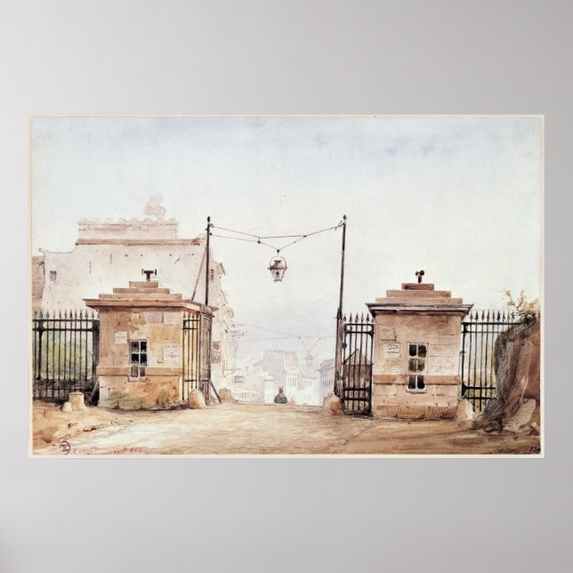 Affiches La barrière de Menilmontant (Devant)