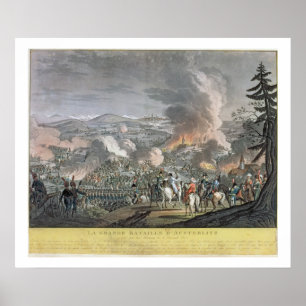 Affiches La bataille d'Austerlitz, le 2 décembre 1805