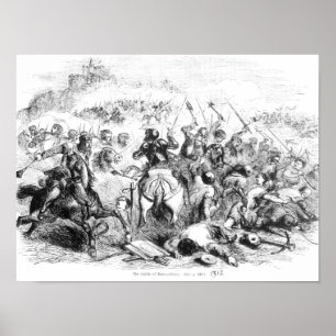 Affiches La bataille de Bannockburn en 1314