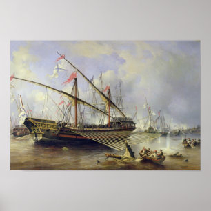 Affiches La bataille de Grengham le 27 juillet 1720