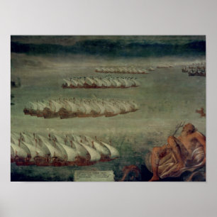 Affiches La bataille de Lepanto, le 7 octobre 1571