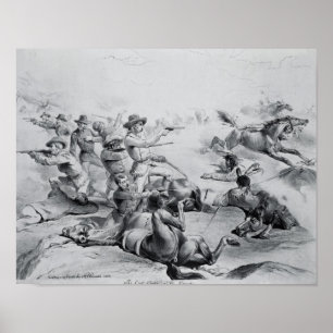 Affiches La bataille Dernière du général Custer