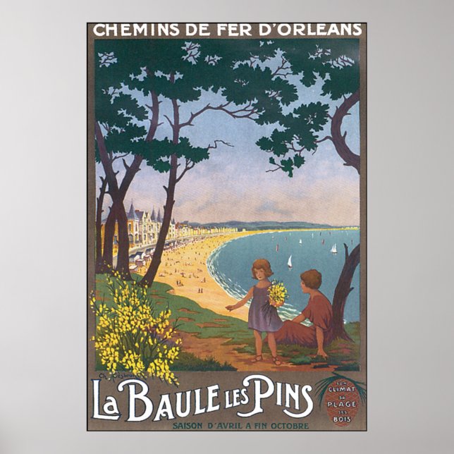 Affiches La Baule Les Pins (Devant)
