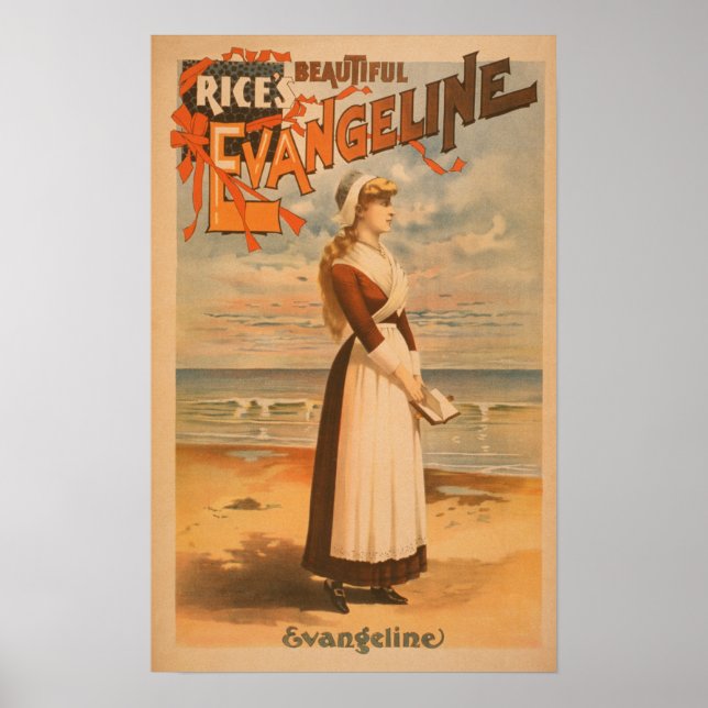 Affiches La belle Evangeline de Riz à Ocean (Devant)