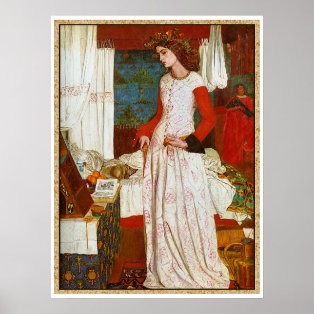 Affiches La Belle Iseult ~ William Morris (Devant)