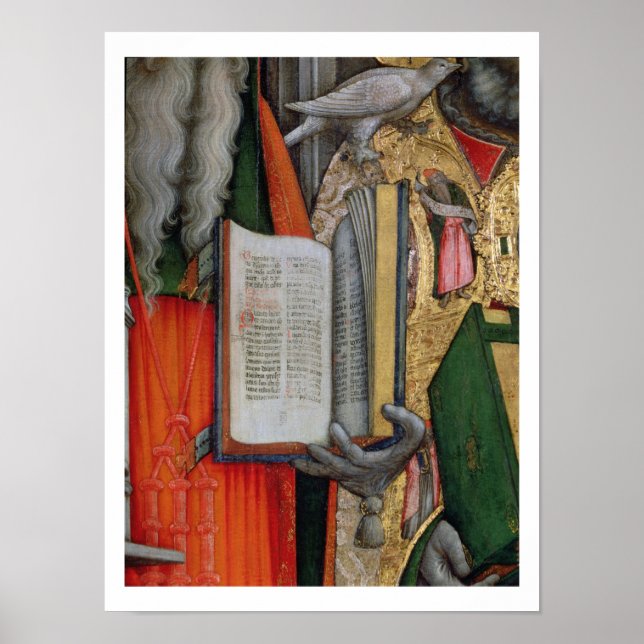 Affiches La Bible de Saint Jérôme et la colombe de Saint Gr (Devant)
