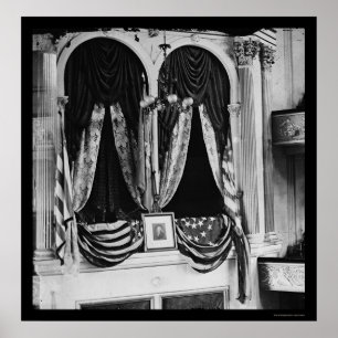 Affiches La boîte de Lincoln au théâtre 1865 de Ford