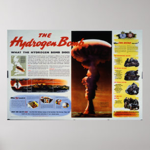 Affiches La bombe à hydrogène