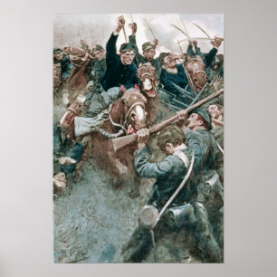 Affiches La brigade de Jackson se tenant comme un mur en