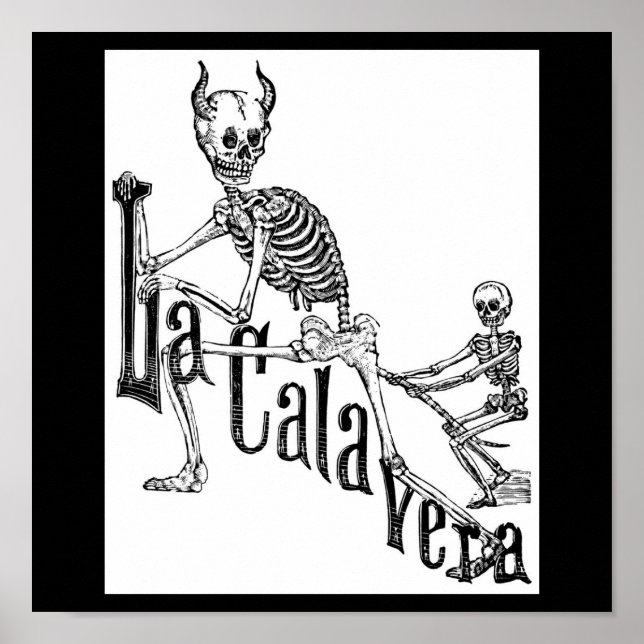 Affiches La Calavera Infernale. Le Jour des Morts. (Devant)