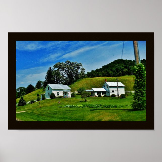 Affiches La campagne du Wisconsin (Devant)