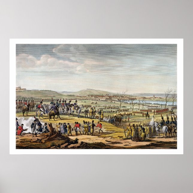 Affiches La capture d'Ulm, 17 octobre 1805, gravée par L (Devant)