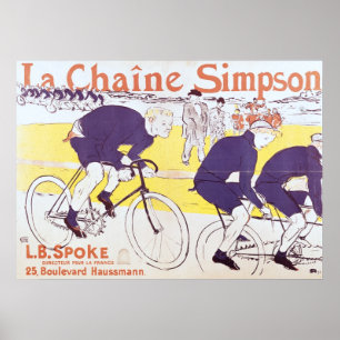 Affiches La chaîne Simpson, 1896