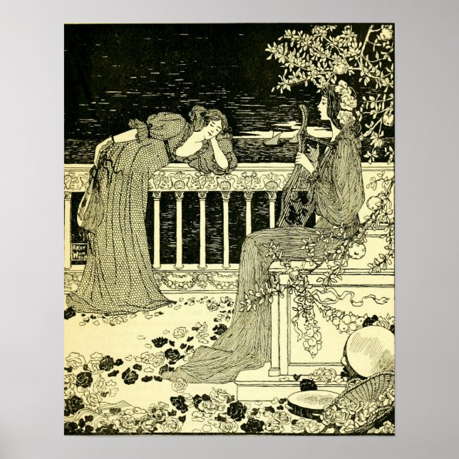 Affiches La Chanson dans la Savoie par Aubrey Beardsley 189 (Devant)