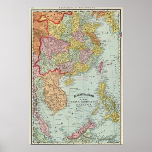 Affiches La Chine et la Malaisie