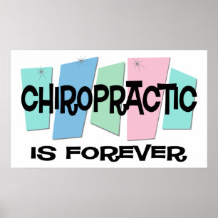 Affiches La chiropractie est Forever