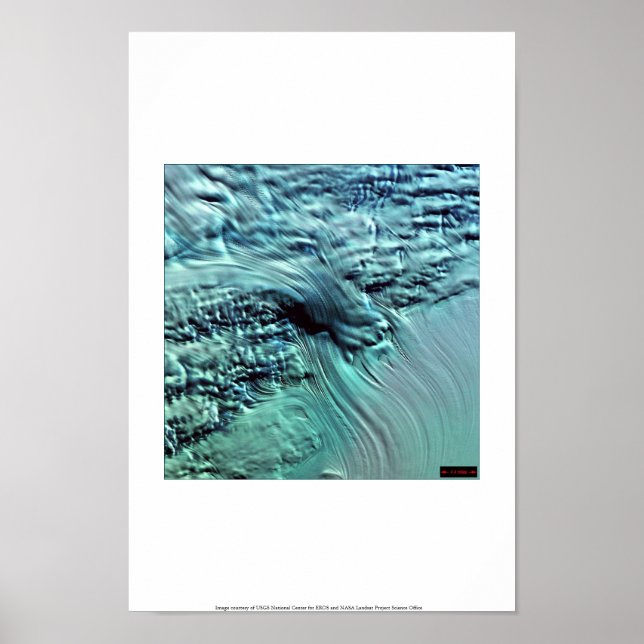 Affiches La chute de glace, Glacier Lambert, Antarctique (Devant)