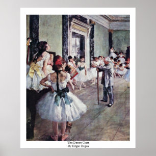 Affiches La classe de danse par Edgar Degas