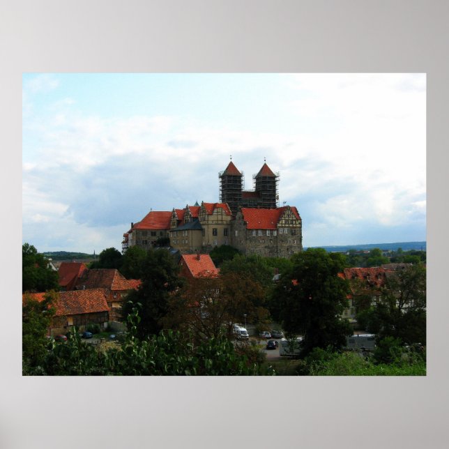 Affiches La colline du château de Quedlinburg (Devant)