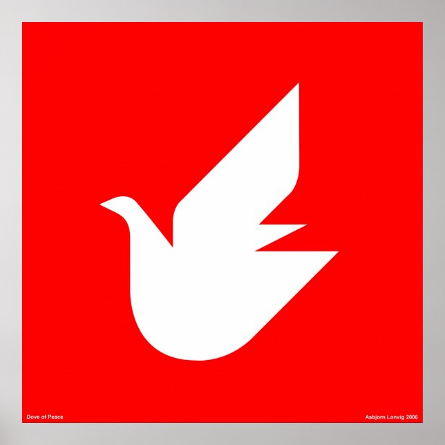 Affiches La colombe de la paix (Devant)