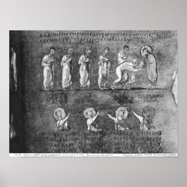 Affiches La communion de six apôtres (Devant)