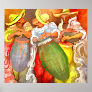 Affiches "La Comparsa" Haut Contraste