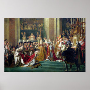 Affiches La consécration de Napoléon et celle de Joséphine