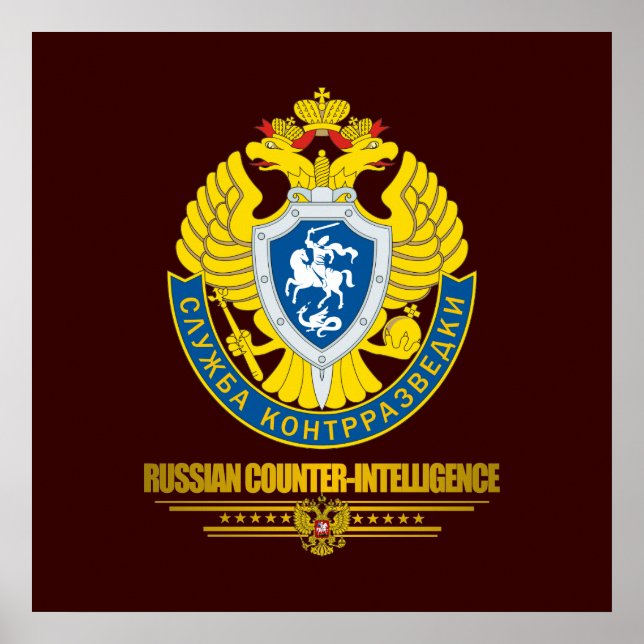 Affiches La contre-intelligence russe (Devant)