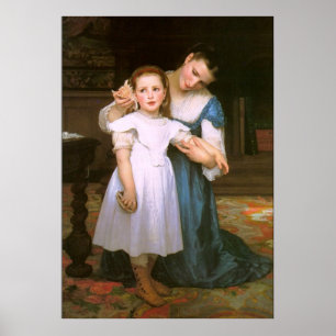 Affiches La Coquille de William Bouguereau