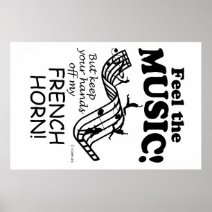 Affiches La Corne Française Sent La Musique