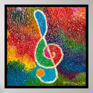 Affiches la couleur de la musique