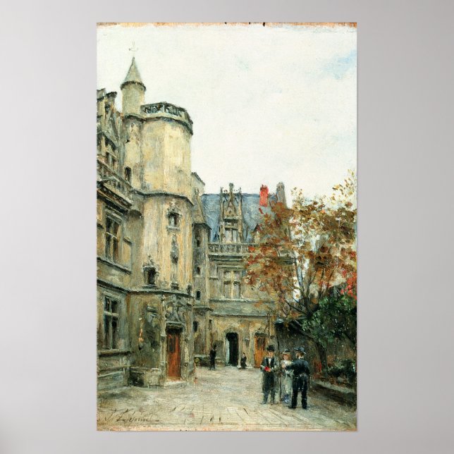 Affiches La cour du Musée de Cluny, c.1878-80 (Devant)